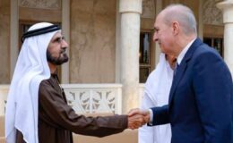 TBMM Başkanı Kurtulmuş, BAE Devlet Başkanı Yardımcısı ile görüştü