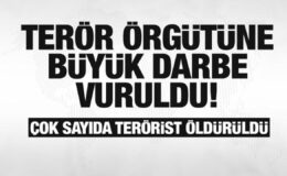 Terör örgütüne büyük darbe vuruldu! Çok sayıda terörist öldürüldü