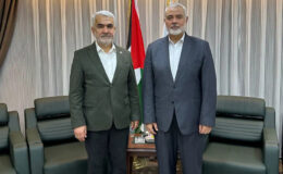 Yapıcıoğlu, İsmail Heniyye İle Görüştü