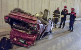 Çorum’da 2 otomobil çarpıştı: 1 ölü, 3 yaralı