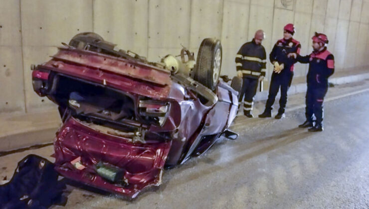 Çorum’da 2 otomobil çarpıştı: 1 ölü, 3 yaralı