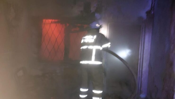 Kırıkkale’de evde çıkan yangında 1 kişi dumandan etkilendi