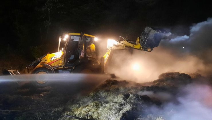 Gölcük’te Ahır Yangınında 4 Büyükbaş Hayvan Telef Oldu