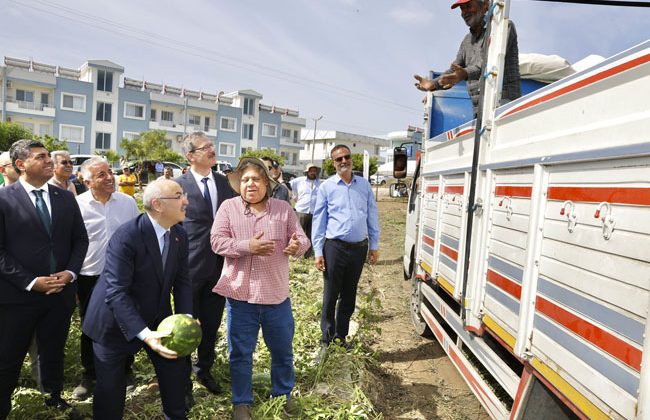  Adana’da sezonun ilk karpuz hasadı başladı