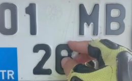 Plakadaki Rakamı Değiştiren Sürücüye 30 Bin TL Ceza Kesildi