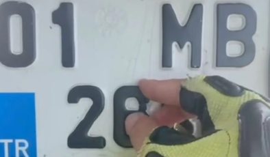 Plakadaki Rakamı Değiştiren Sürücüye 30 Bin TL Ceza Kesildi