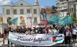 İstanbul’da “Küresel Gazze Yürüyüşü”ne destek, Sisi’ye tepki