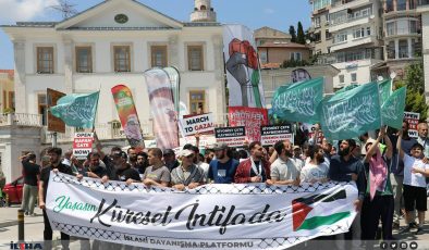 İstanbul’da “Küresel Gazze Yürüyüşü”ne destek, Sisi’ye tepki