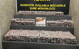 İzmir’de 79 bin 854 sentetik ecza hapı ele geçirildi