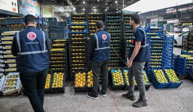 Adana’da meyve ve sebze toptancılarında denetim yapıldı